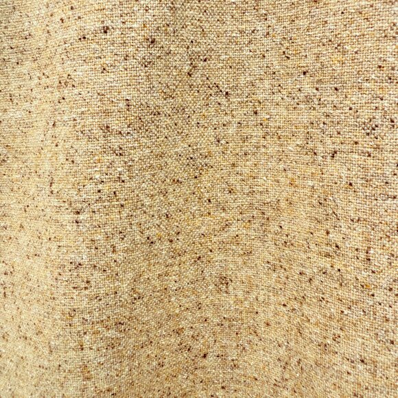 EUC Vintage Krizia Jeans Wool Blend Cream Tweed Pants with Front Slits - Picture 7 of 11